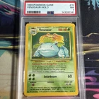 1999 POKEMON BASE SET UNLIMITED #15 VENUSAUR-HOLO PSA 7
