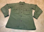 Vintage Original US Military OG 107 Sateen Shirt 1967 Vietnam War Siz M Measures