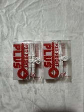 White FIT POINT PLUS Dart Tips 25mm: 2 Boxes of 50 Tips