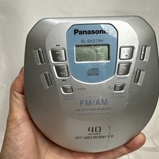 Panasonic SL-SX279V Anti-Shock Memory 3.0 Portable CD Player AM/FM Radio - Works