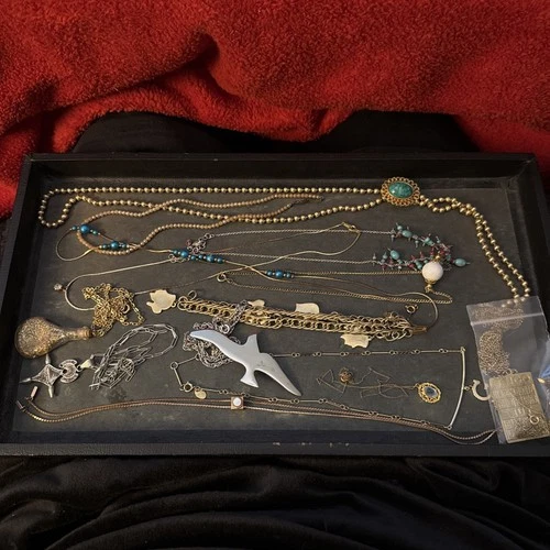 Vintage Necklace Costume Jewelry Lot-17