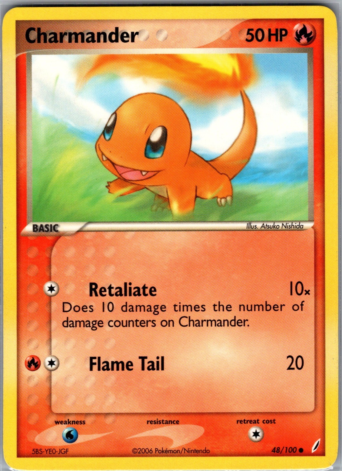 Charmander Common Crystal Guardians 48/100 NM