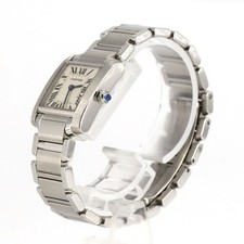 Authentic Cartier Tank Française SM W51008Q3 Stainless Steel Quartz #270-00... 2