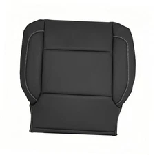 Driver or Passenger Side Bottom Perforated Leather Seat Cover Bottom Seat Cover