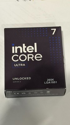 Intel Core Ultra 7 265K Arrow Lake 20 Cores, 20 Threads  LGA 1851  BX80768265K