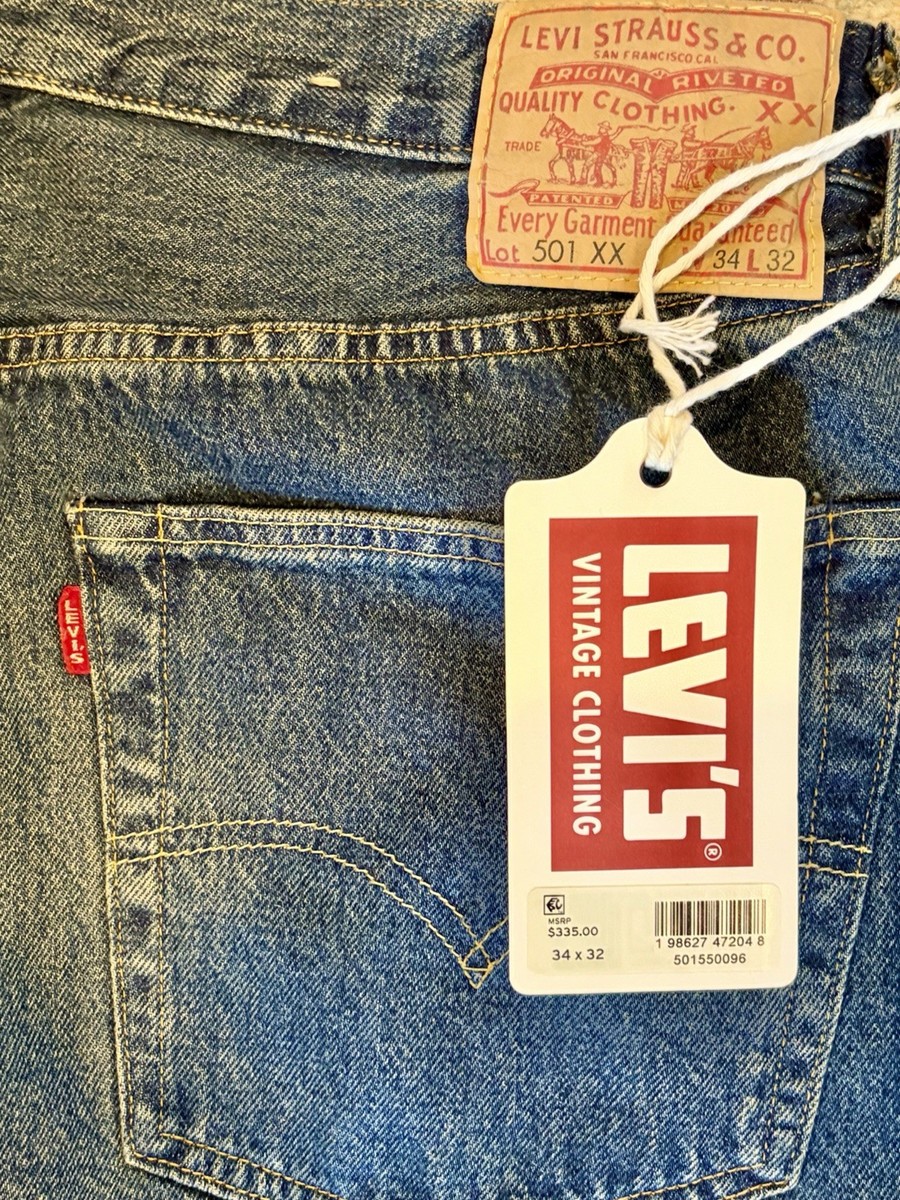 LEVI'S® VINTAGE CLOTHING 1955 501 JEANS “WAGONER” WASH - NWT | eBay