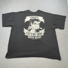 Vintage WWE Undertaker Tattoo Shirt Mens XL Black 1999 Titan Sports Tee Event
