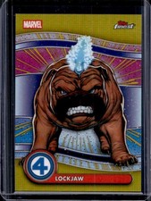 2026 Topps Marvel Finest The Fantastic Four 65th Ann. Lockjaw Uncommon Gold #/50