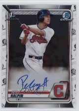 2020 Bowman Draft Chrome Draft Picks Auto Petey Halpin #CDA-PH Auto 08ho