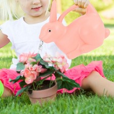 Arrosoir en PP lapin rose pour enfants, pichet léger, outil de jardinage