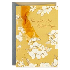 Hallmark Sympathy Card Thoughts Are With You 
