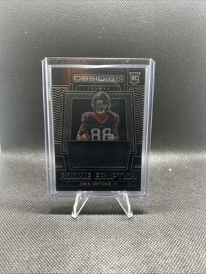 2022 Panini Obsidian - Rookie Eruption John Metchie III #RE-JME 81/100 (MEM, RC)