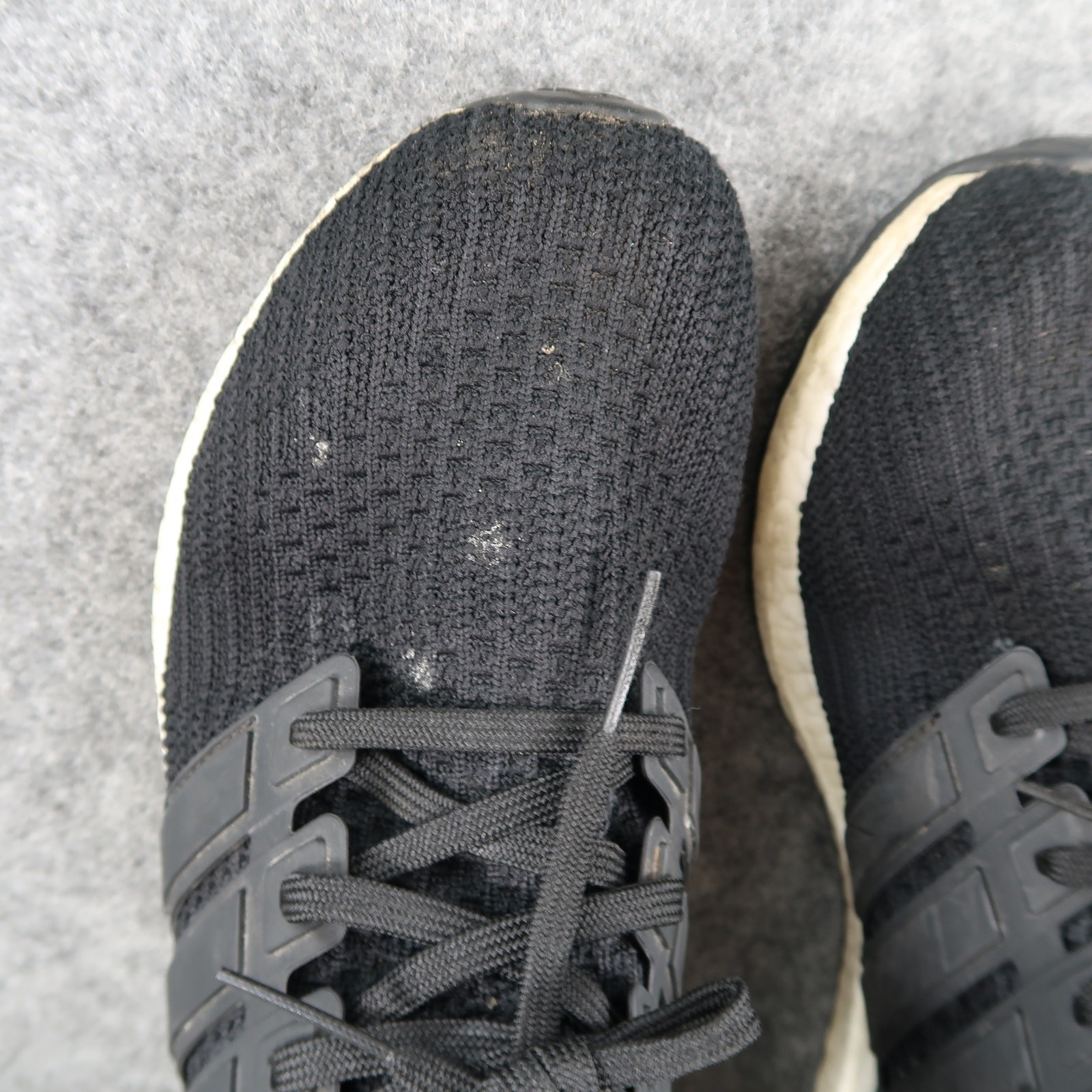 Adidas Shoes Mens 9.5 Ultra Boost Sneaker Running Trainer Primeknit Black Casual thumbnail 11