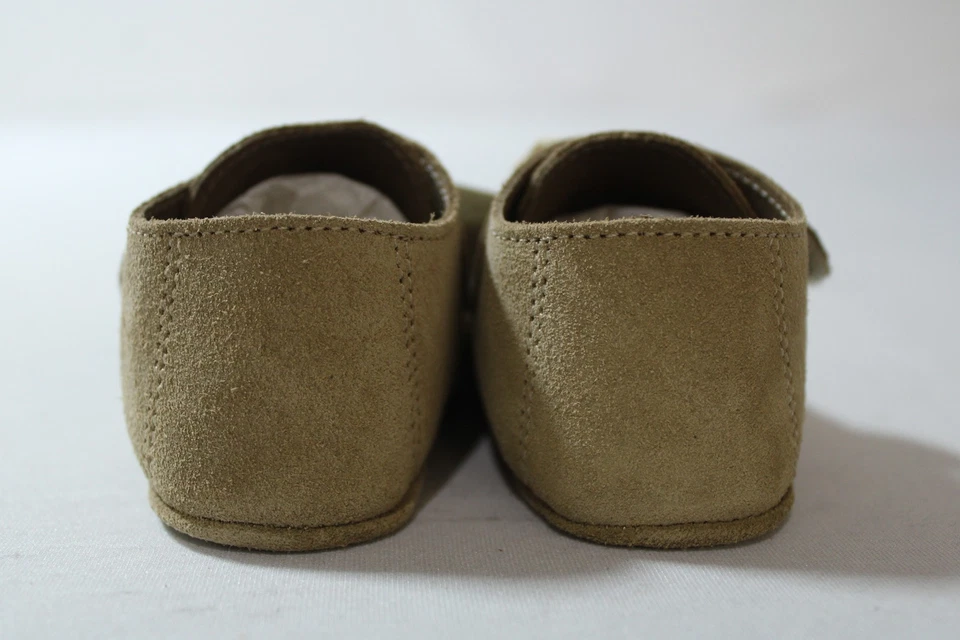 Zapatillas Zara para niños pequeños 100 % cuero de vaca CD4 marrón arena talla US:3 Foto 3 de 4