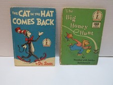VTG DR SEUSS THE CAT IN THE HAT COMES BACK  BERENSTEIN BEARS THEBIG HONEY HUNT