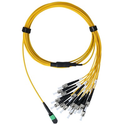 BlueOptics LWL MPO/8xST Duplex Breakout Kabel G.657.A1 Singlemode 3 Meter
