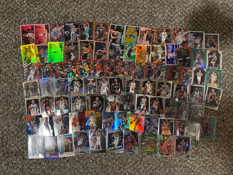 BIG NBA/Basketball Card Lot - Kon Knueppel, VJ Edgecombe, AJ Dybantsa, and more!