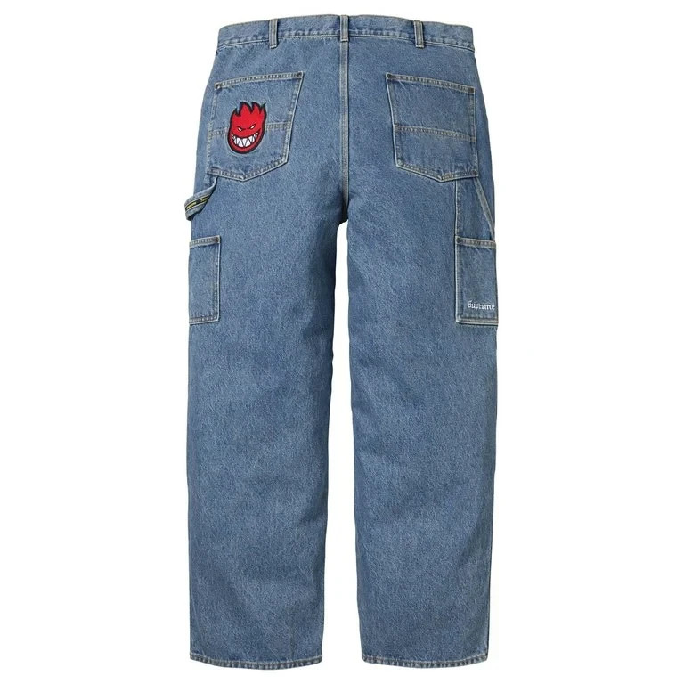 Supreme x Spitfire Double Knee Painter Pant Denim | eBay