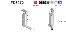PARTIKELFILTER FÜR MERCEDES-BENZ E-KLASSE T-MODEL (S212) - AS FD5072