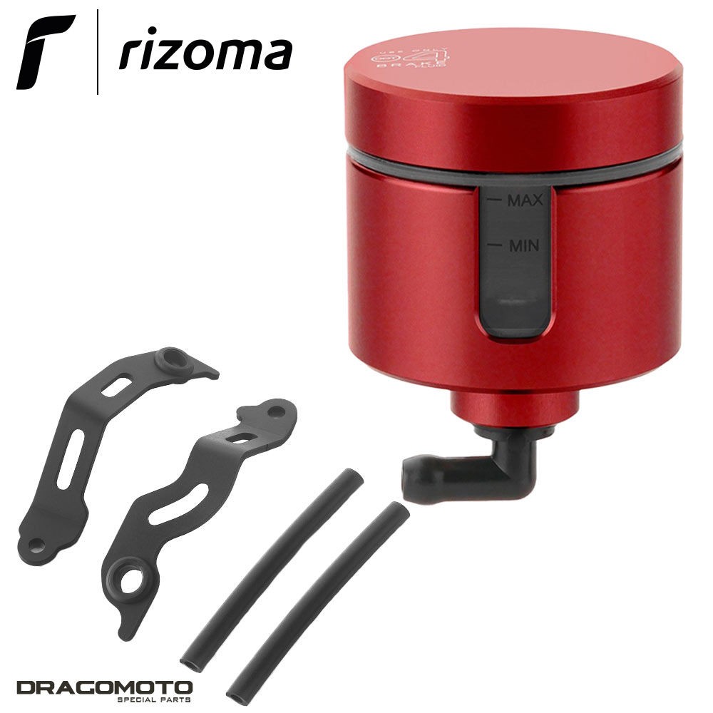 Réservoir encoche Ducati Panigale V4 R rouge bocal Rizoma CT461B rigide