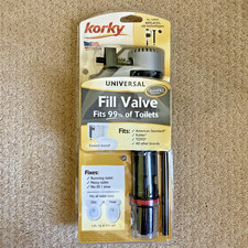 Korky 528MP QuietFILL Platinum Universal Toilet Fill Valve   Fits 99 of Toilets