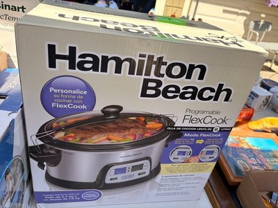 Hamilton Beach FlexCool 6 Qt Stay or Go Slow Cooker - Silver (33861)