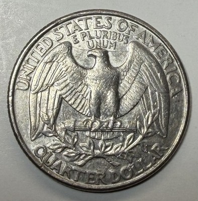 1995 Washington Quarter 25 C Multiple Errors Reverse Die Crack VF Condition F/S