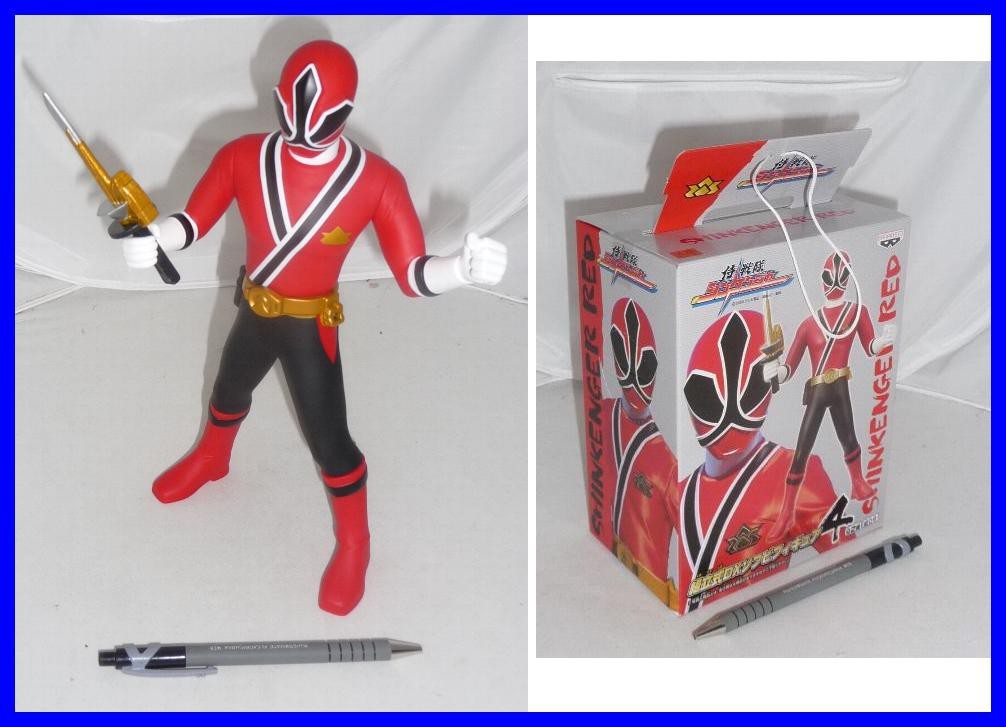 Power Rangers RED SAMURAI Rare Figur 25cm Banpresto JAPAN SUPER SENTAI 6590₽