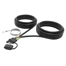 4 Pin 5 Wire Trailer Wiring Harness Kit, Malictele 22FT 16AWG Core with 22ft