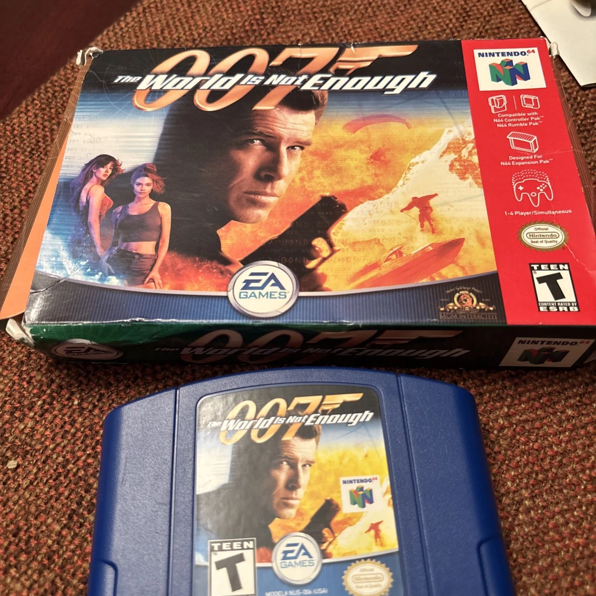 sekibon　　10枚セット 25+ Nintendo 64 GoldenEye 007 Boxing Video Games for sale