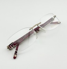 AUTHENTIC Escada Eyeglass VES 783 Eyewear Italy Frame Rimless RARE Unique Specs