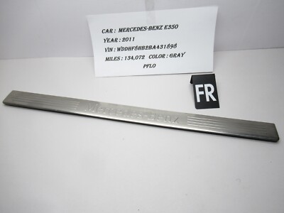 MERCEDES E W212 Door Sill Set Stainless Steel A2126860936 Genuine  