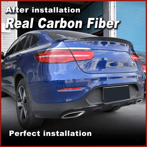 For Benz C253 GLC250 GLC300 GLC43 AMG REAL CARBON Rear Trunk Spoiler Boot Wing - Picture 4 of 12