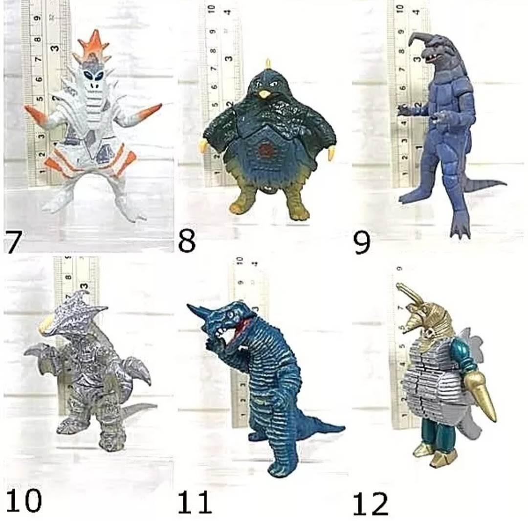 RARE VINTAGE ULTRAMAN KAIJU MONSTER ALIEN GASHAPON FIGURE NO