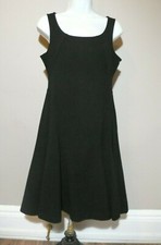 Ann Taylor LOFT NWT Fit and Flare Back Zip Sleeveless Little Black Dress Sz 2