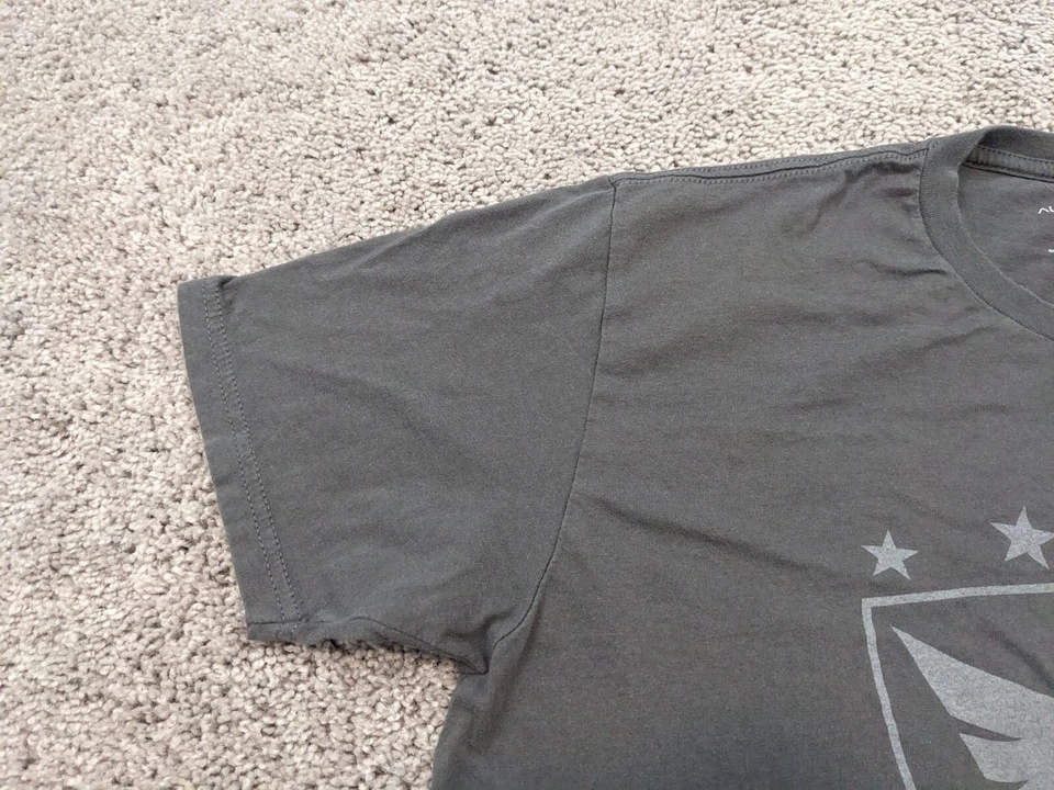 Camiseta Alpha Defense Gear Para Hombre Grande Gris Algodón Poliéster Gráfico Camiseta Foto 3 de 4