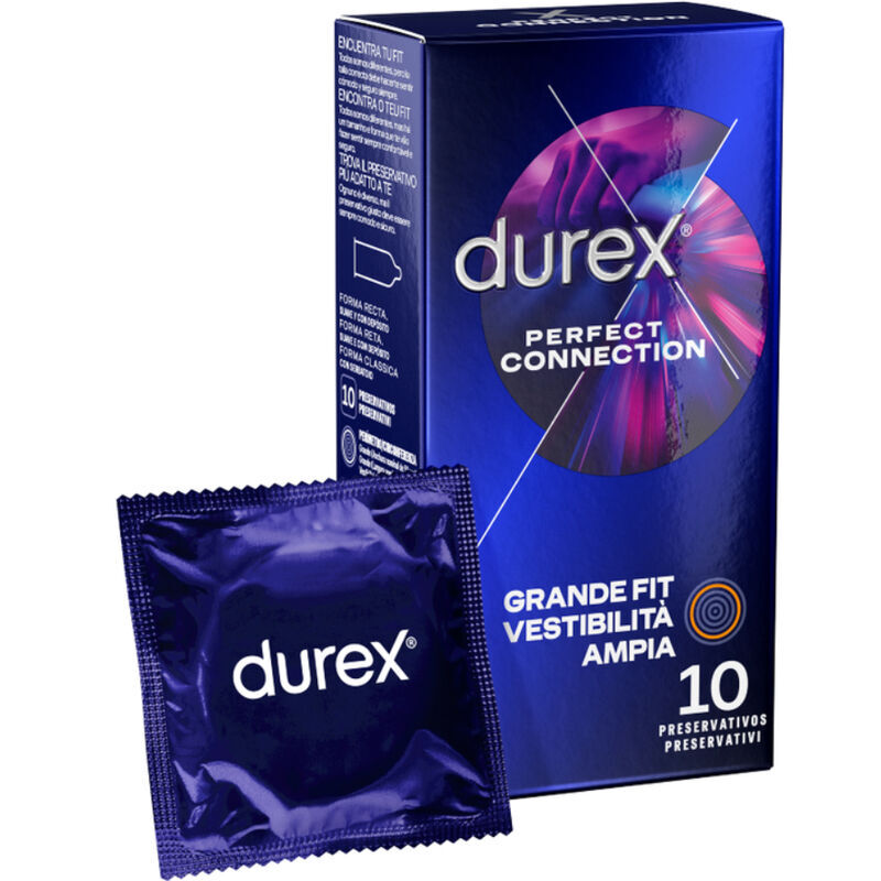 DUREX - CONNESSIONE PERFETTA SILICONE EXTRA LUBRIFICAZIONE 10 UNITÃ€