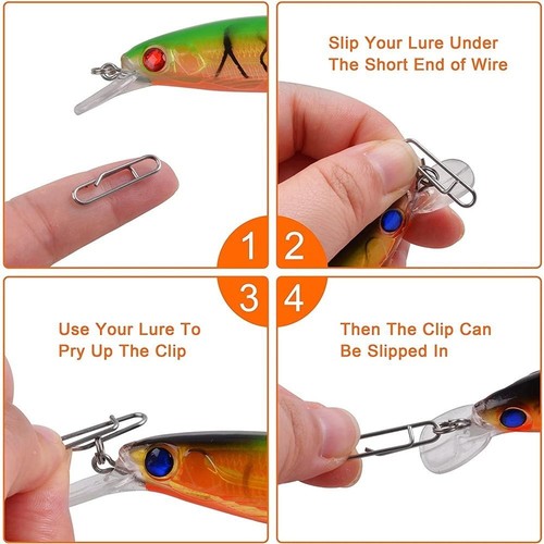 Connector Fishing Swivel Connector Lock Snap Connector Fishing Interlock Snap - Picture 6 of 15
