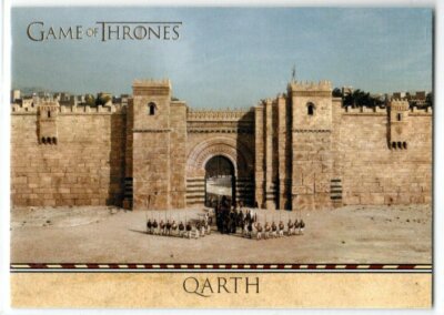 GAME OF THRONES THE COMPLETE SERIES MAPS OF THE REALM M18 QARTH