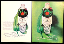 Tanqueray Gin Original 1968 Vintage Print Ads