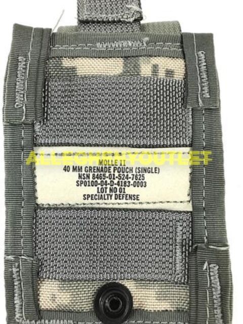 single MOLLE II 40 MM Grenade Pouch Specialty Defense Systems SP0100-04-D-4183