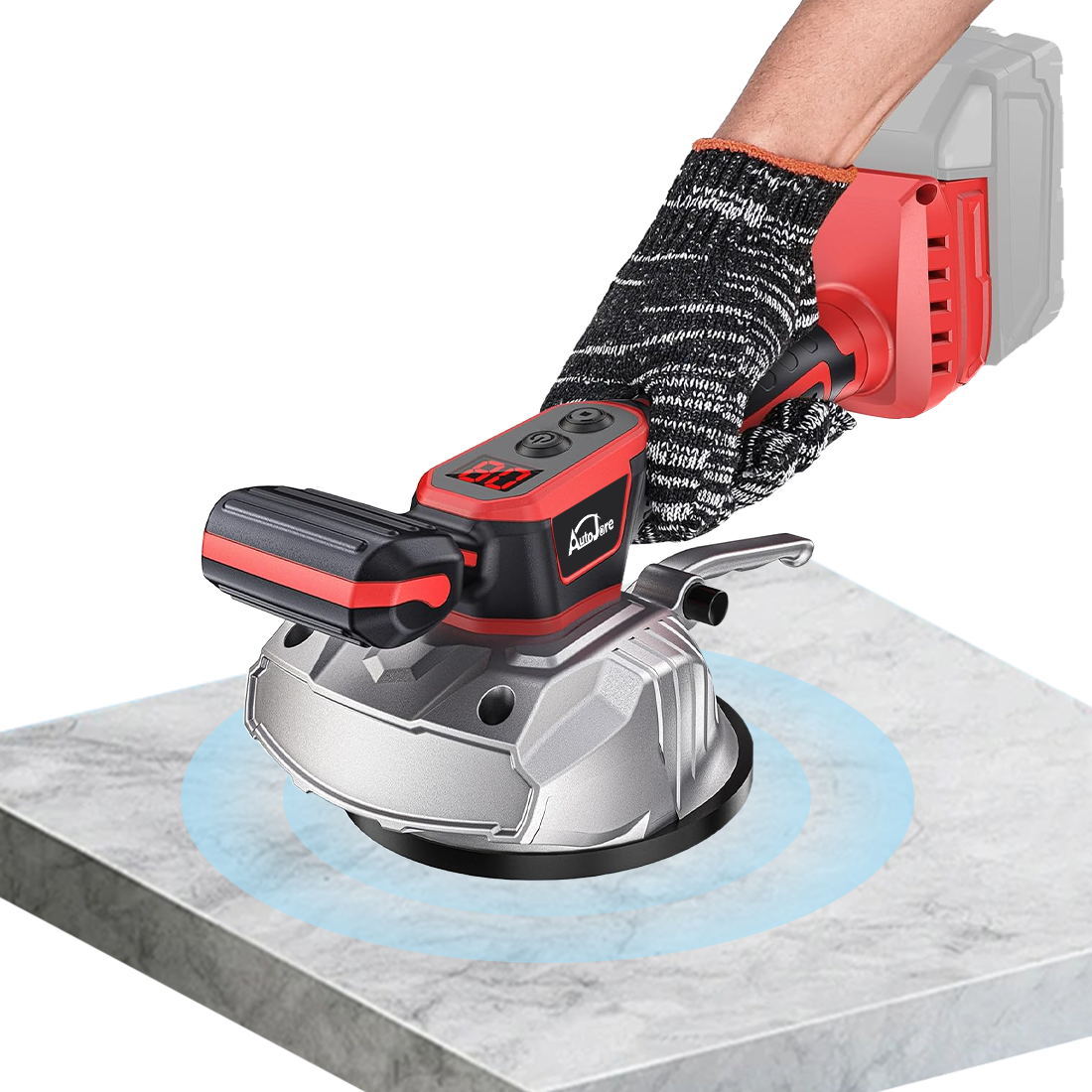Tile Vibration Leveling Machine for Milwaukee 18V Battery,Suction