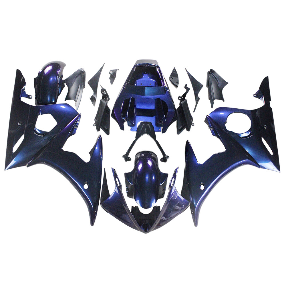 Chameleon Blue Purple Fairings For YZF-600 R6 2003 2004 2005 R6S 06-09 Bodywork