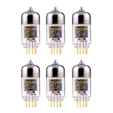 Brand New Matched Sextet (6) Genalex Gold Pin Lion Reissue 6922 / E88CC Tubes