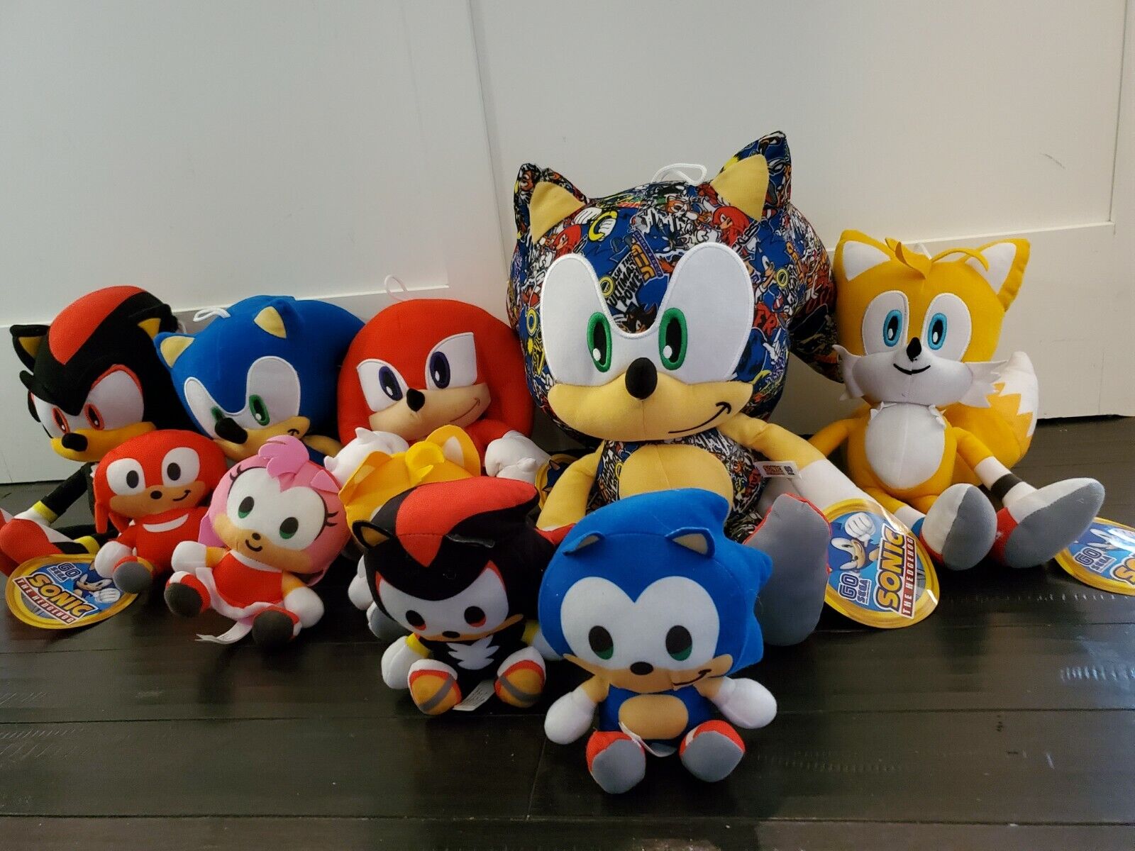 Boneco Brinquedo de Pelúcia Tails Filme Sonic Presente de Menino