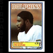 1983 Topps - Earnest Rhone #319 Miami Dolphins 🏈 Football Card
