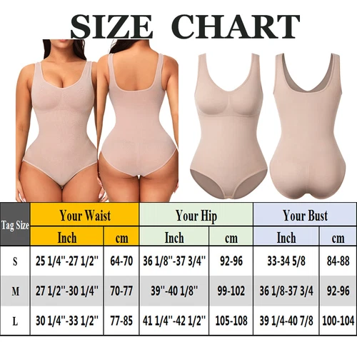 Fajas Colombianas Reductoras Jumpsuit integrierter BH Ganzkörper Body Shaper Top - Bild 41 von 49
