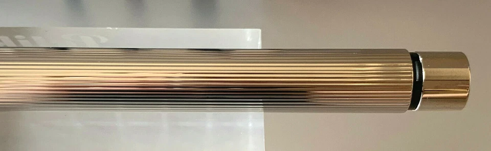 Lamy cp1 Füllhalter 14 kt. Goldfeder Füllfederhalter Platinum Finish F M B  - Bild 4 von 4