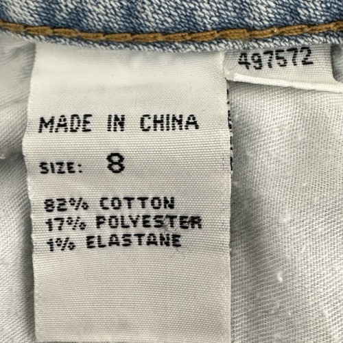 Jay Jays Jeans Women 8 (28x29.5) Blue Denim Bootcut Low Rise Stretch - Picture 11 of 14