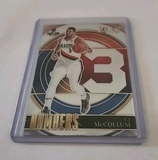 2021-22 Panini Select CJ McCollum Select Numbers #26